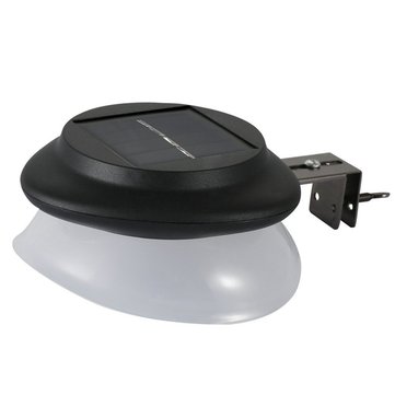 Waterproof 9 LED Solar Light Sensor Security Lamp for Outdoor ... (LIGHT: WARMLIGHT | COLOR.: BLACK)