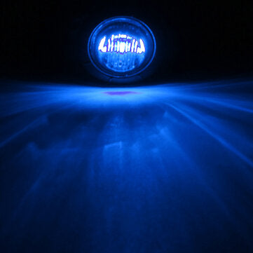 8Pcs Blue Light 12V-24V LED Clearance Side Marker Indicators Lights Lamp Lorry Truck Boat Trailer Bu