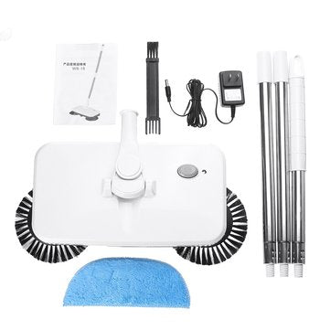Wireless Rotary Rechargeable Electric Floor Mop Cleaner Spin Powered Reusable