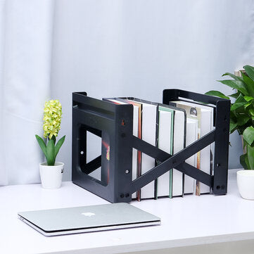 A4/FC File Storage Shelf Vertical File Storage Bracket Fill Expansion Double Document Holder For Qui