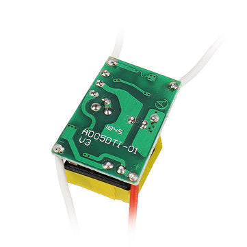 5W LED Driver Input AC110/220V to DC 15-18V Built-in Drive Power Supply Adjustable Lighting for DIY