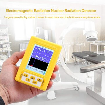 BR-9C 2-In-1 Handheld Portable Digital Display Electromagnetic Radiation Nuclear Radiation Detector