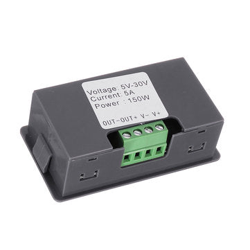ZK-MG 5-30V 12V24V 5A High Power PWM DC Motor Speed Controller Digital Display Encoder Duty Cycle Ra