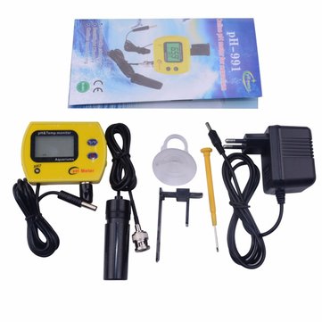 PH-991 PH Meter with Backlight Tester Durable Acidimeter Tool Temp Monitor for Aquarium Swim Pool Wa