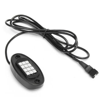 6Pcs Universal Colorful RGB LED Car Rock Lights  RF Dual Remote Control 5050 72 Led Waterproof IP68