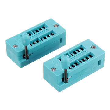 6pcs IC Lock Seat Zif Socket Test Universal zif Sockets 14Pin