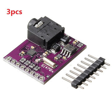 3pcs CJMCU-470 Si4703 FM Radio Tuner Evaluation Development Board