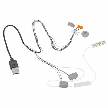 DIY LED Light ONLY Lighting Kit DIY For LEGO 10220 VW CAMPER VAN USB Interface