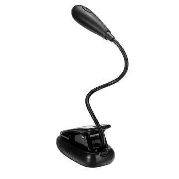 USB Rechargeable Three Modes Lighting Adjustment Two-color 4 LED Table Lights For Reading