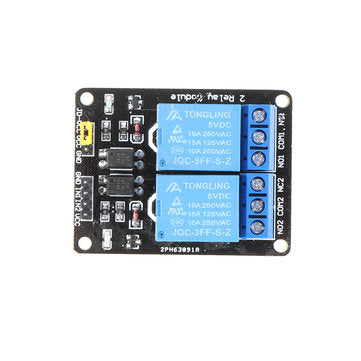 10pcs 2 Channel 5V DC Relay Module  Relay Drive Module Control Board