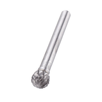 Drillpro 8Pcs 6mm Shank Tungsten Steel Rotary File Set Grinding Head Rasp Burrs Abrasive Tool