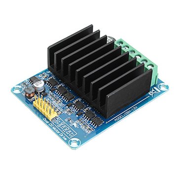 DC 5-12V 30A PWM Dual Channel Motor Control Module H Bridge Motor Drive Controller Board DHB-1A Reve
