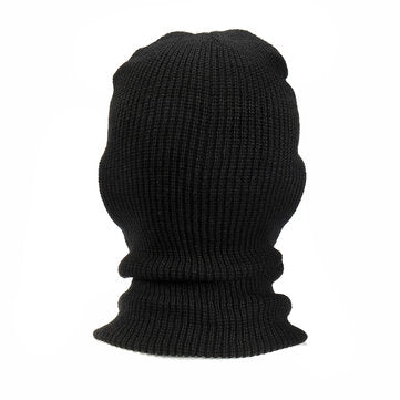 3 Hole Cycling Full Face Mask Helmet Ski Neck Sun UV Protect Outdoor Black