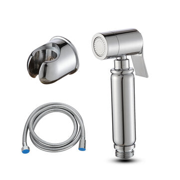 3Pcs Handheld Toilet Bidet Sprayer Set Kit Douche Copper Bathroom Diaper Holder (TYPE: TYPEA)