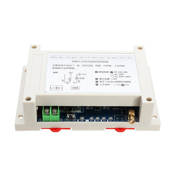 433MHz 4CH Channel Remote Control Switch Module Learning Code DC12-48V 180-700W 30A Four Way Relay