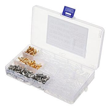 400pcs Bullet Connectors Tin Wire Terminals Male&Female Connectors Assorted Kit