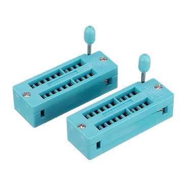 6pcs IC Lock Seat Zif Socket Test Universal zif Sockets 20Pin