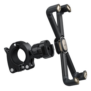 Baseus 4.7-6.7inch Adjustable Phone GPS Holder Handlebar Mount 360 Rotation For Motorcycle Bicycle