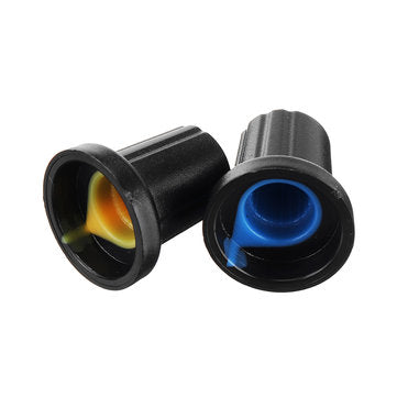 30pcs WH148 Potentiometer Knob 15X17mm 6mm Shaft Hole AG2 Yellow Orange Blue White Red Power Amplifi