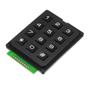 5pcs 12 Key MCU Membrane Switch Keypad 4 x 3 Matrix Array Matrix Keyboard Module Geekcreit for Ardui