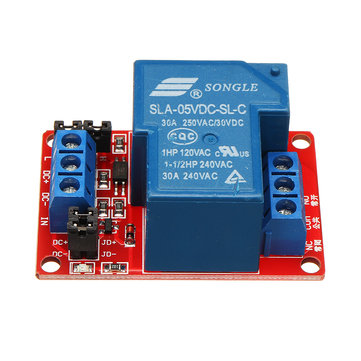 10pcs BESTEP 1 Channel 5V Relay Module 30A With Optocoupler Isolation Support High Low Level Trigger