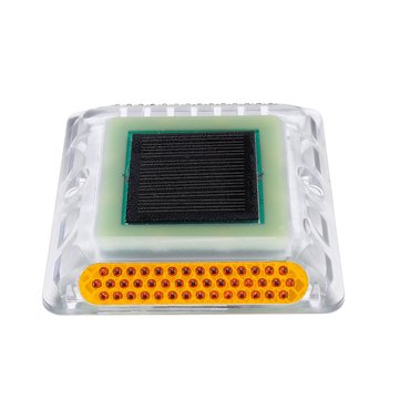 Solar Powered LED Outdoor Garden Ground  Road Stud Light Traffic Path Deck Dock Step Warning Lamp