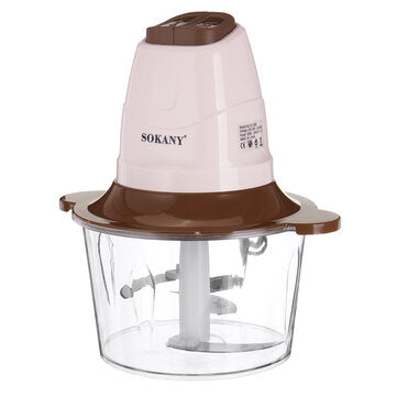 Multifunctional Electric Meat Grinder 220V-240V 300W Onion Cutter Blender-EU Plug