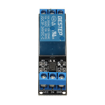 1 Channel 24V Relay Module Optocoupler Isolation With Indicator Input Active Low Level BESTEP for Ar