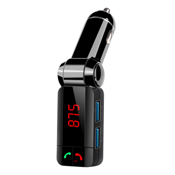 BC06S Car Kit Handsfree FM Transmitter MP3 Player Dual USB Charger with Bluetooth : Perfect Timing