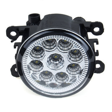 Pair Car Front LED Fog Lights Lamps with H11 Bulbs White For Land Rover Discovery 4 Range Rover Spor
