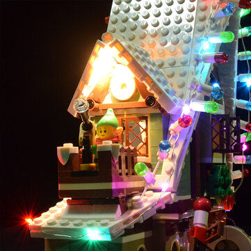 USB LED Light Lighting Kit For LEGO 10275 Elf Club House Christmas Bricks Toy