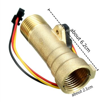 DC 5V Copper Water Heater Sensor Switch Flow Sensor