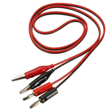 3pcs DANIU Alligator Clip Test Lead Clip To Banana Plug Probe Cable for Multi Meters
