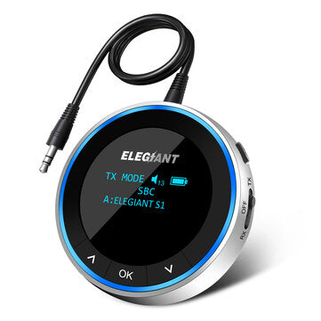 Choose a Bluetooth 5.1 Visible Transceiver, Low-latency Wireless Audio Adapter and a Pair of OLED He