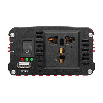DOXIN Power Inverter 2000W Peak Modified Sine Wave Converter DC 12V/24V To AC 220V USB Plug Port