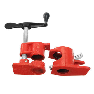 1/2inch Wood Gluing Pipe Clamp Set Heavy Duty Profesional Wood Working Cast Iron Carpenter`s Clamp