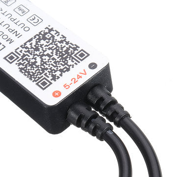 Smart WiFi 5Pin RGBW LED Strip Controller+32Keys Remote Control Work With Amazon Alexa Google Assist