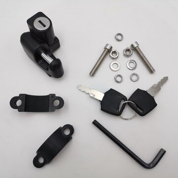 Universal Motorcycle Helmet Lock Aluminum Alloy Locks with Keys For 7/8" 22mm Handle Bar Motorbike D