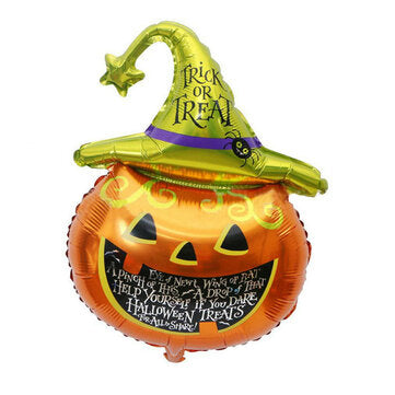 Happy Halloween Decoration Props Hanging Letter Bat Balloon Spiders Pumpkin