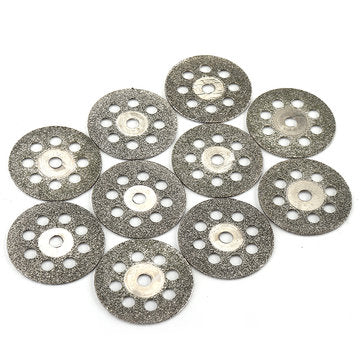 Drillpro 30pcs Grinding Polishing Wheel Set 1/8 Inch Shank Saw Blade and Cutting Discs