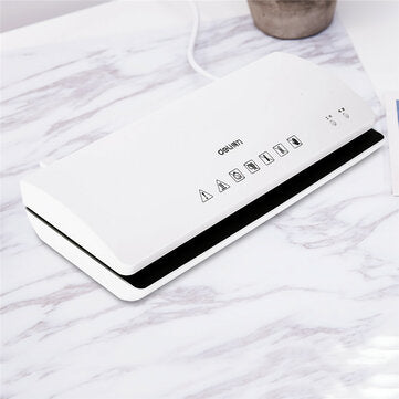 Deli 3897 Laminator Machine AC220-240V 50HZ For Document Photo Packaging Plastic Film Plastic Statio