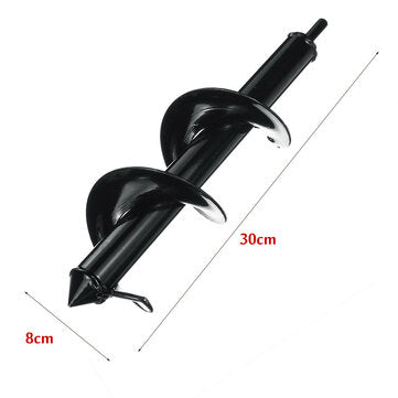 9 to 18 Inch Earth Planter Spiral Auger Drill Bit Post Hole Digger Power Garden Auger Kit (SIZE: 7#)