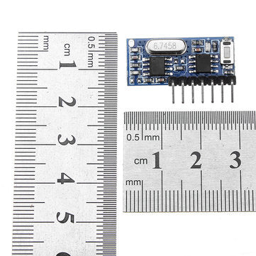 Geekcreit RX480E-4 433MHz Wireless RF Receiver Learning Code Decoder Module 4 Channel Output
