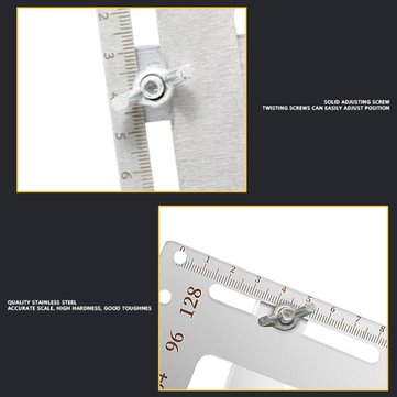 Drill Bits Doweling Drilling Punch Locator Woodworking Drill Guide Tool for NEW Stainless Steel Door