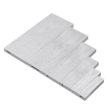 Machifit 6pcs 3/8 to 2-1/4 Inch Adjustable Parallel Block Set Precision Steel Parallel Gauge Block M