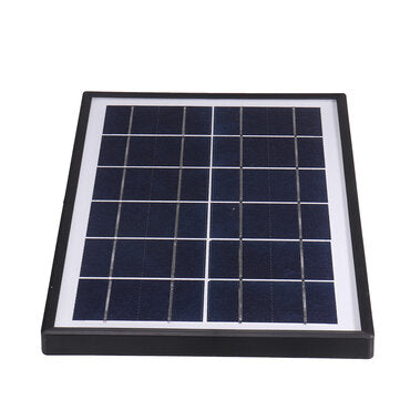 Solar Panel Portable Power Bank Outdoor Camping Phone Charger with 5-in-1 USB Cable