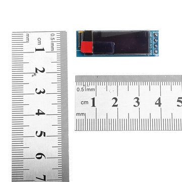 5pcs 0.91 Inch 128x32 IIC I2C White OLED Display Module SSD1306 Driver IIC DC 3.3V 5V