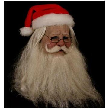 Merry Christmas Santa Claus Latex Mask Outdoor Ornamen Cute Santa Claus Costume Masq... (SIZE: MALE)