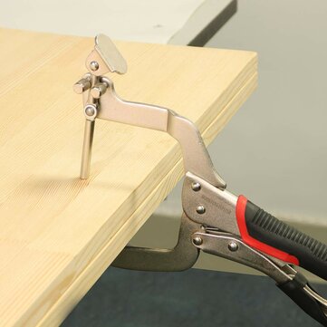 300mm Ultra-Thick Dual-Purpose Oblique Hole Clamp Pliers C-Type Clamp For Woodworking Pocket Hole We