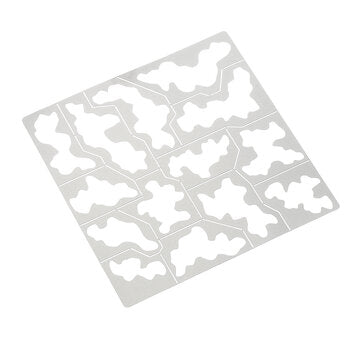 Stainless Steel 1/35 1/100 AJ0032 Spray Template Forest Camouflage Mould Tool
